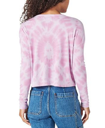 Lucky Brand - Ribbed Cropped Long-Sleeve Top