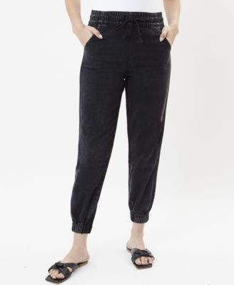 black jogger jeans women's