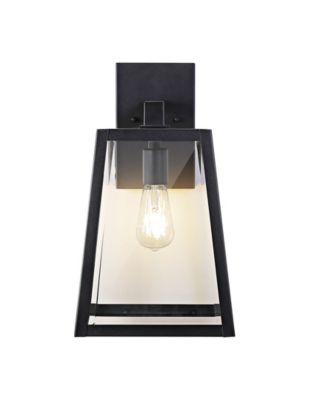 Pasadena Modern Industrial Angled LED Outdoor Lantern