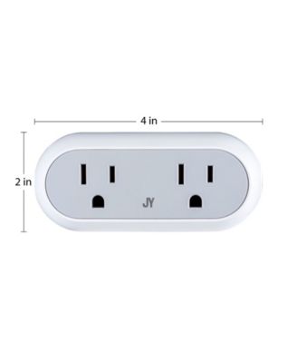 Smart Dual Plug - Wi-Fi Remote App Control for Lights Appliances