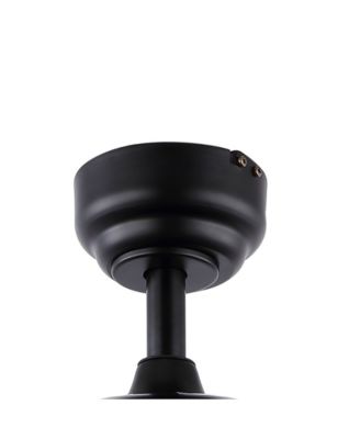 Braxton 4-Light Farmhouse Industrial Iron Drum Shade LED Ceiling Fan with Remote