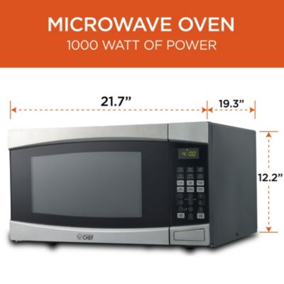 Stainless Steel Countertop Microwave Oven