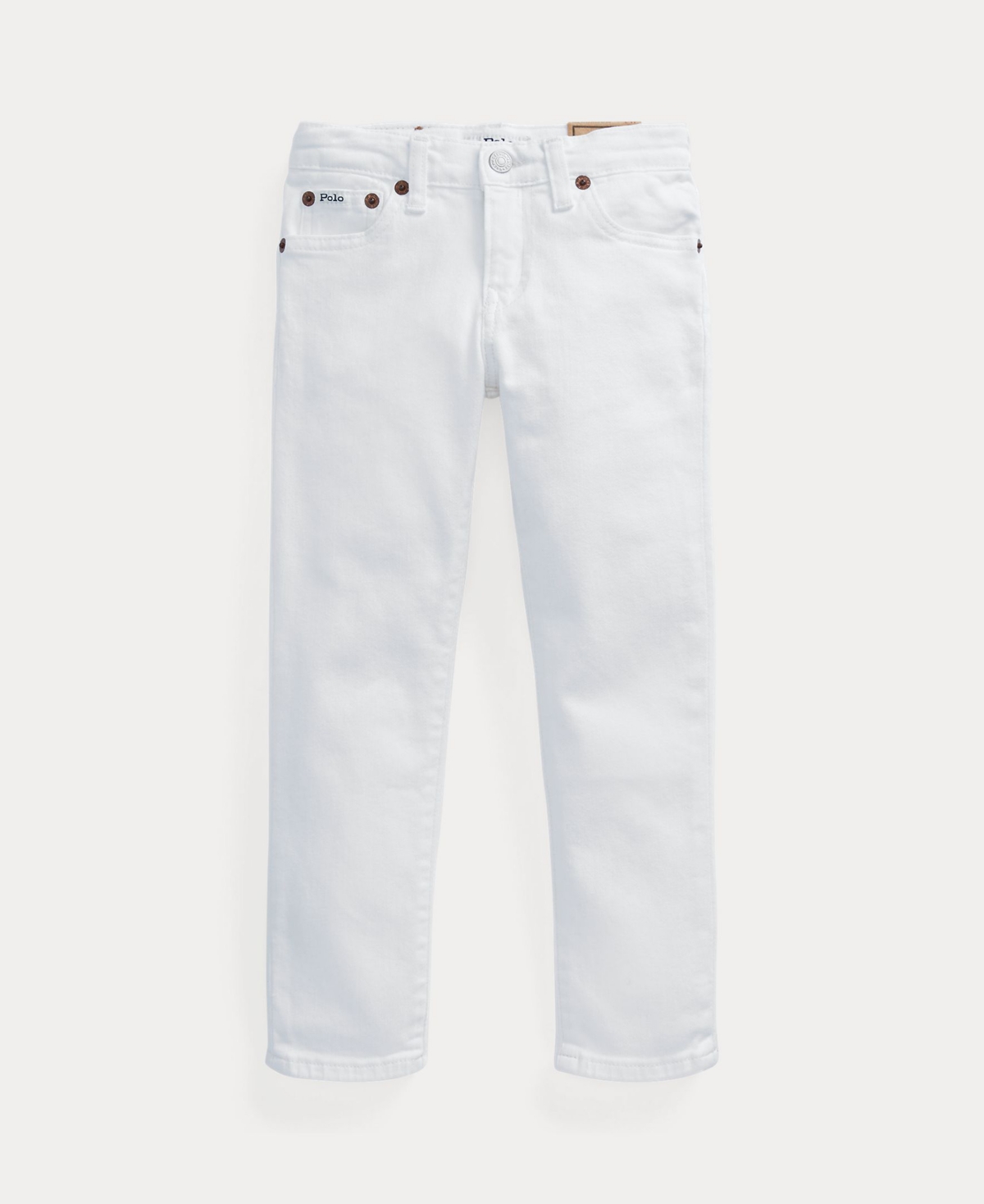 Shop Polo Ralph Lauren Little And Toddler Boys Sullivan Slim Stretch Jeans In Cohen White