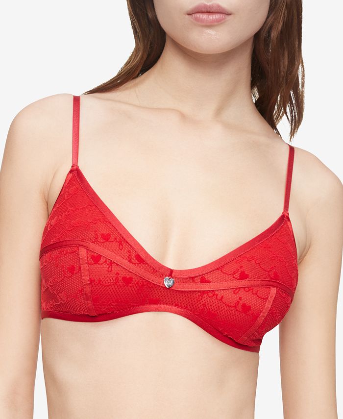 Calvin Klein Red Women's Bras - Macy's