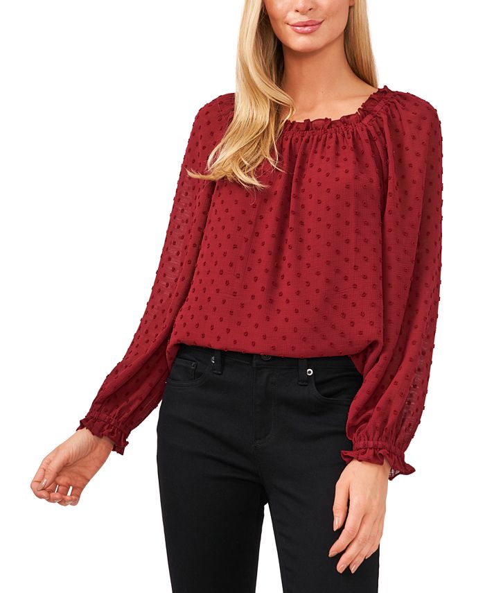 CeCe ClipDot Top Macy's