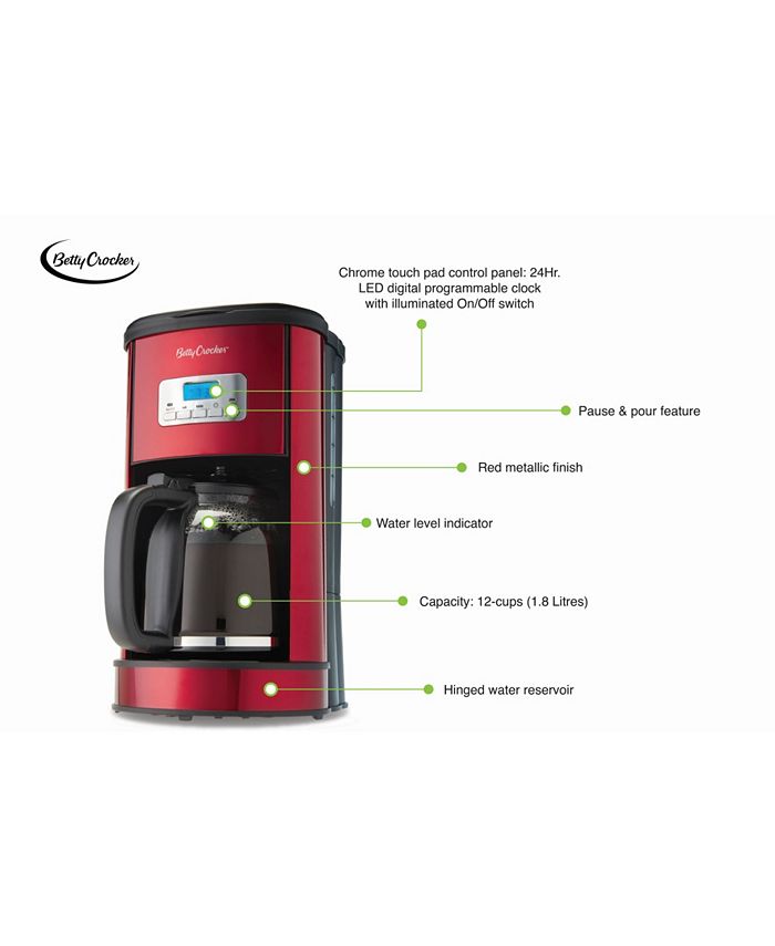Betty Crocker 12 Cup Coffee Maker Macy