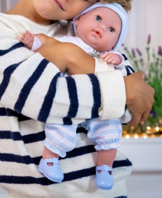 Berenguer Boutique 15" Soft Body Baby Doll Blue Outfit