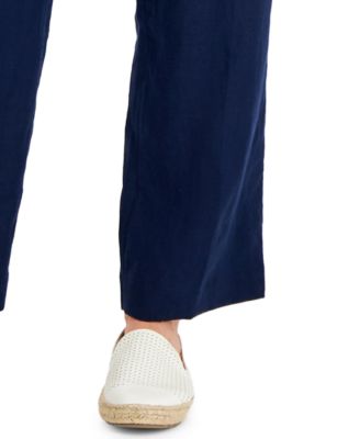 Petite 100% Linen Drawstring Pants, Created for Macy's
