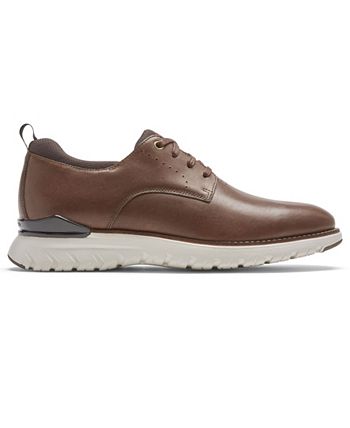 Schuhe Sommer Männer Rockport Total Motion Sport Budapester Herrenschuhe – Braun, Leder, Weite E, Modell CI2660 Tissot Bridgeport