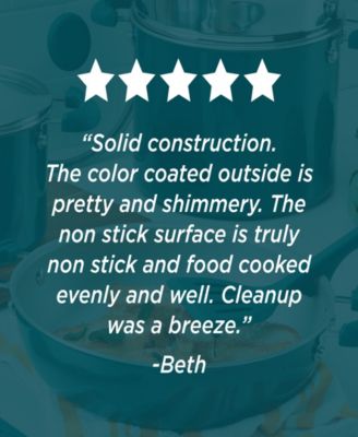 Create Delicious Stackable Nonstick 8-Pc. Cookware Set