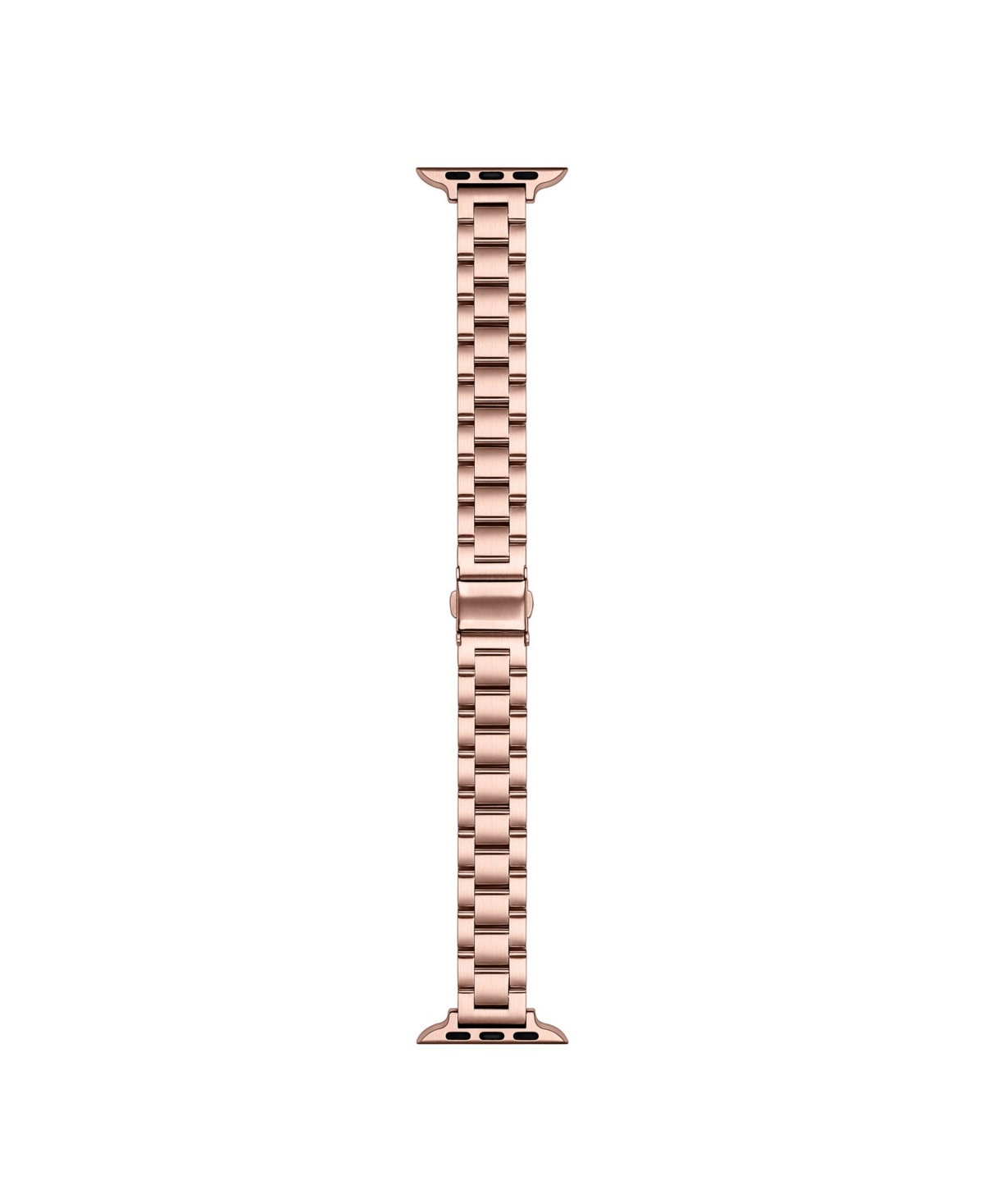 Sloan Skinny Rose Gold Plated Stainless Steel Alloy Link Band for Apple Watch, 42mm-44mm - Rose Gold Plated