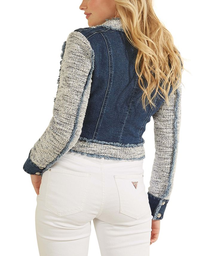 GUESS Runway Tweed Jacket Macy's