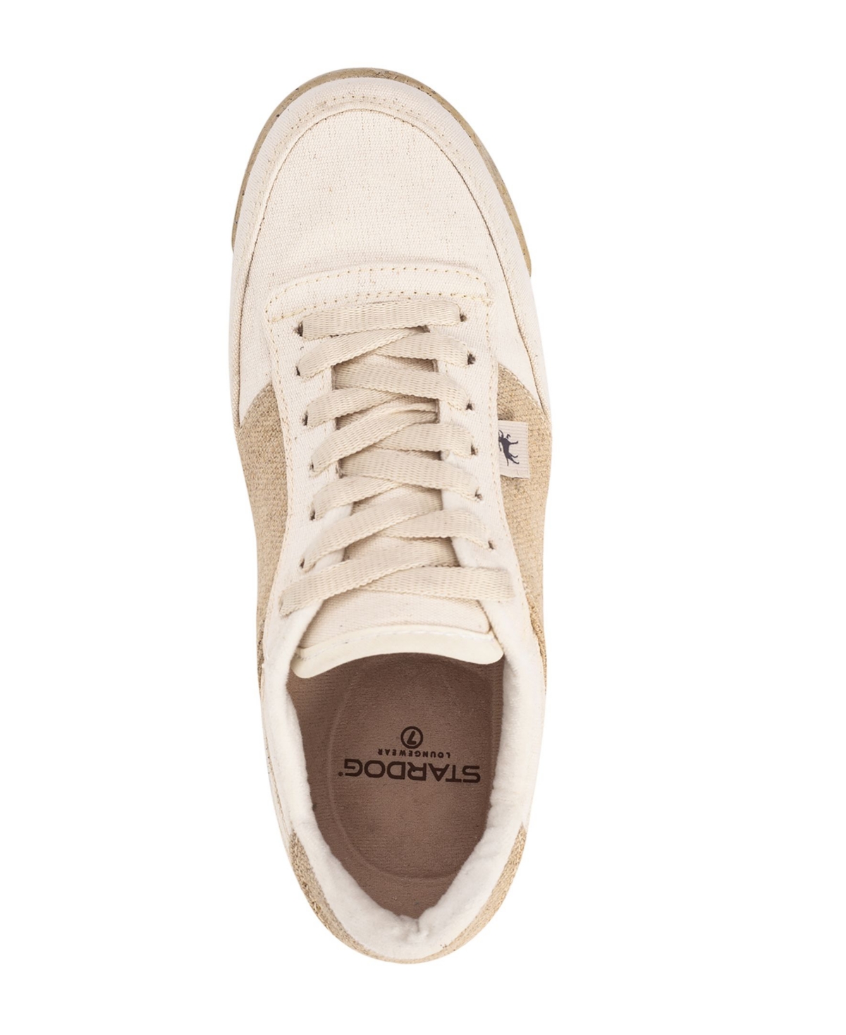 Women's Expedition Organic Hemp Canvas Lace-Up Sneaker -Tan
