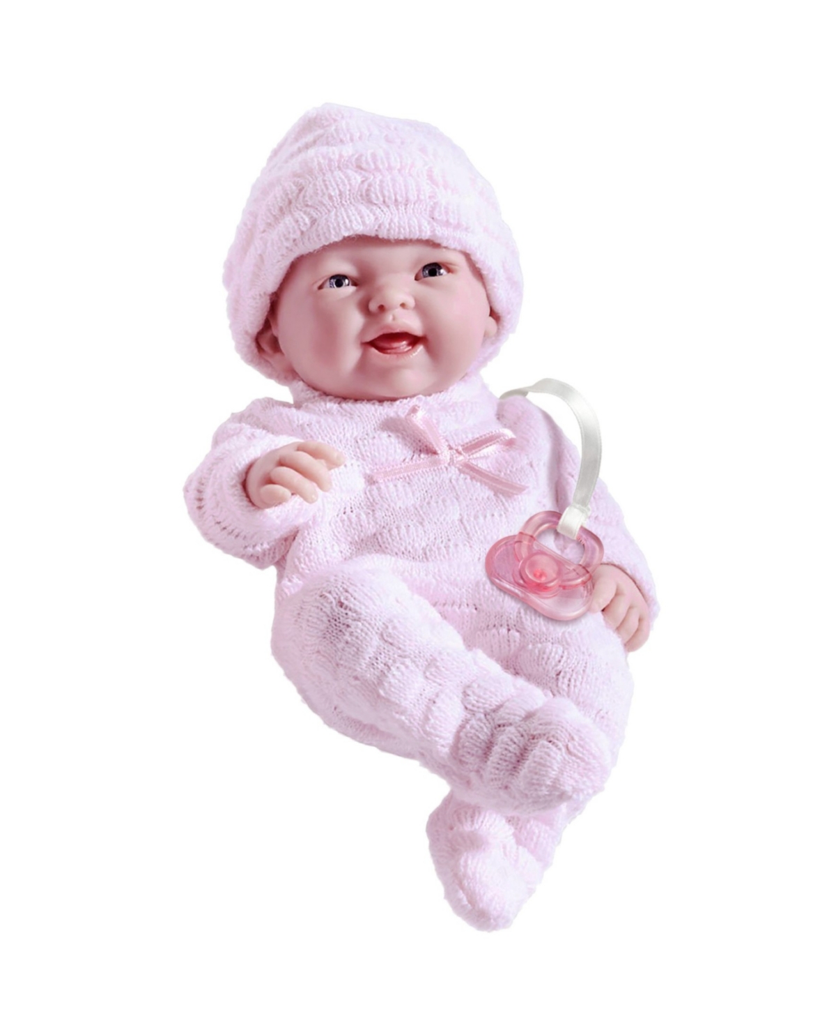 Jc Toys Mini La Newborn 9.5" Real Girl Baby Doll Pink Outfit In Girl - Pink