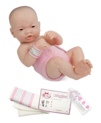 La Newborn First Day 14" Asian Real Girl Baby Doll