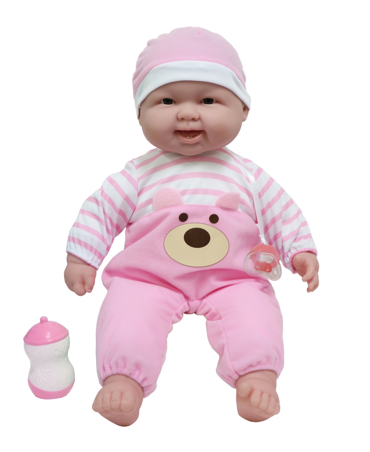 Jc Toys Lots To Cuddle Babies 20" Huggable Baby Doll Pink Outfit In Pink - Caucasian
