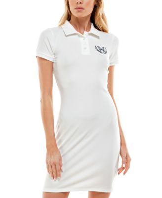 bodycon polo shirt dress