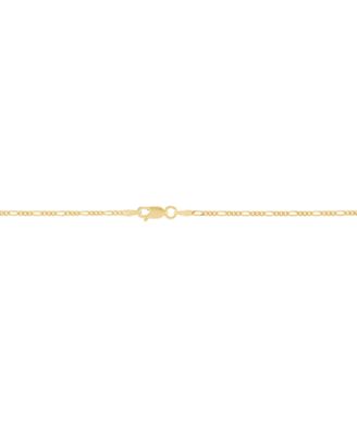 Figaro Link 18" Chain Necklace in 14k Gold-Plated Sterling Silver, Created for Macy's (Also in Sterling Silver)