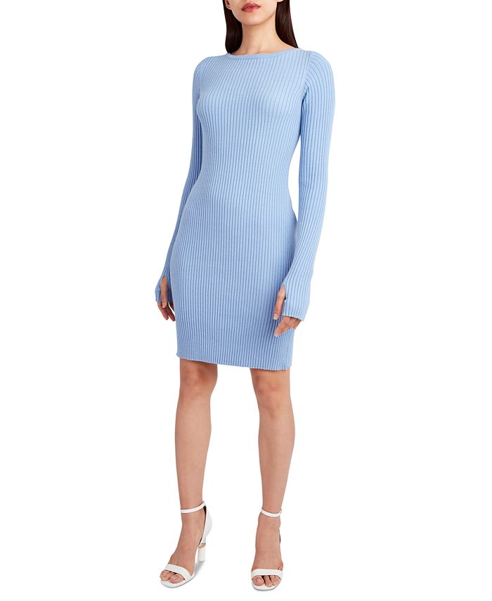 BCBGeneration Ribbed Sweater Mini Dress & Reviews - Dresses - Women ...