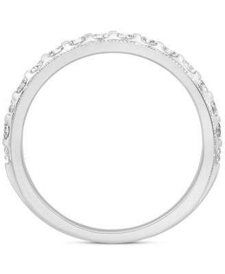 Men's Diamond Milgrain Bead Band (1 ct. t.w.) in 10k Gold