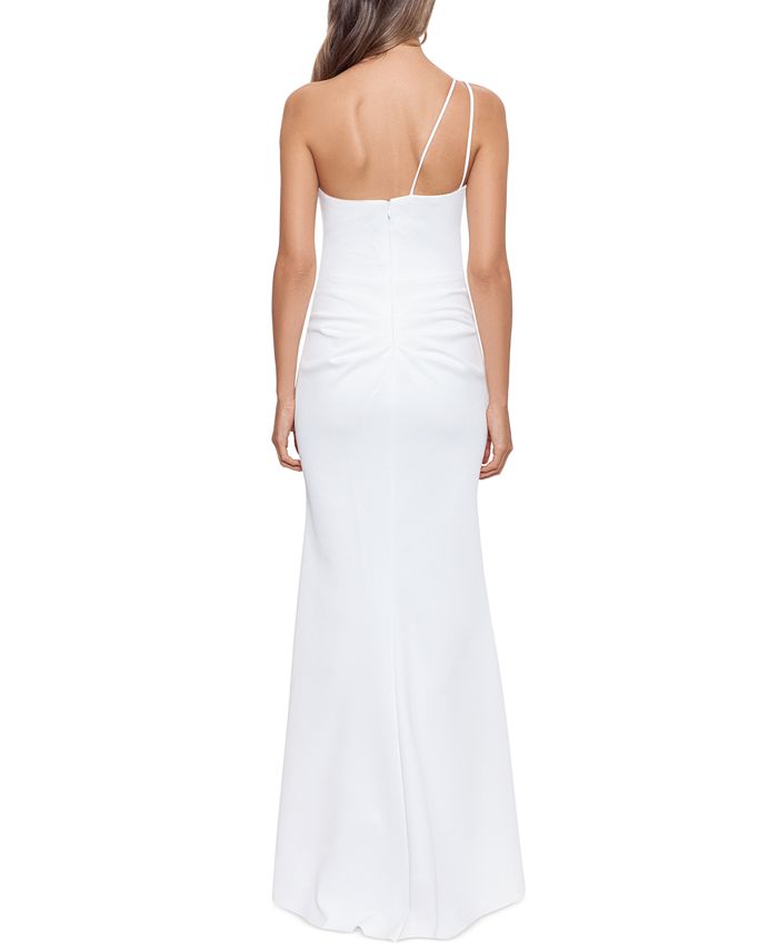 XSCAPE One-Shoulder Fit & Flare Gown - Macy's