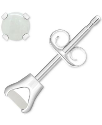 Rhodolite Garnet Stud Earrings (1/4 ct. t.w.) in 14k White or Yellow Gold (Also in Citrine, Sky Blue Topaz, Peridot & Opal)