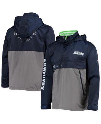 Nike Men's Seattle Seahawks Overlap Black Pullover Hoodie