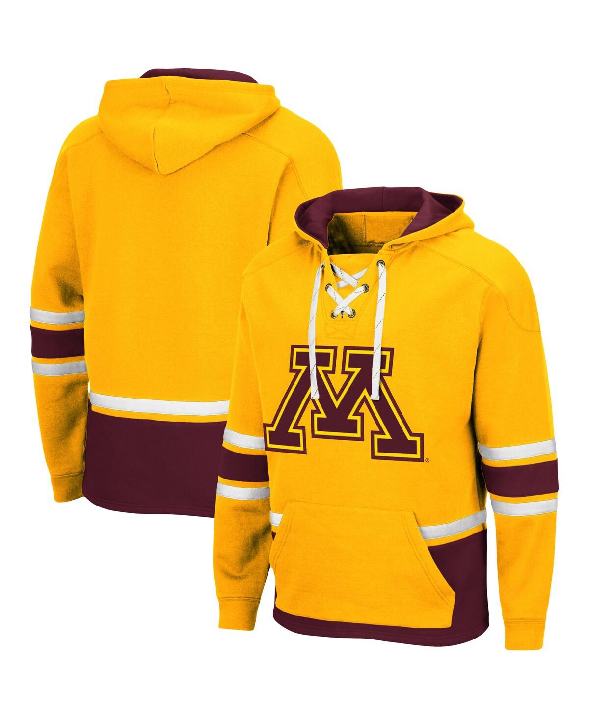 Colosseum Men's Gold Minnesota Golden Gophers Lace Up 3.0 Pullover Hoodie