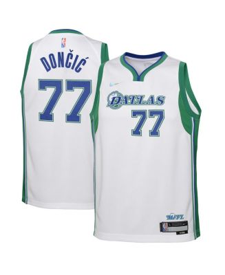 Nike Big Boys Luka Doncic White Dallas Mavericks 2021/22 Swingman ...