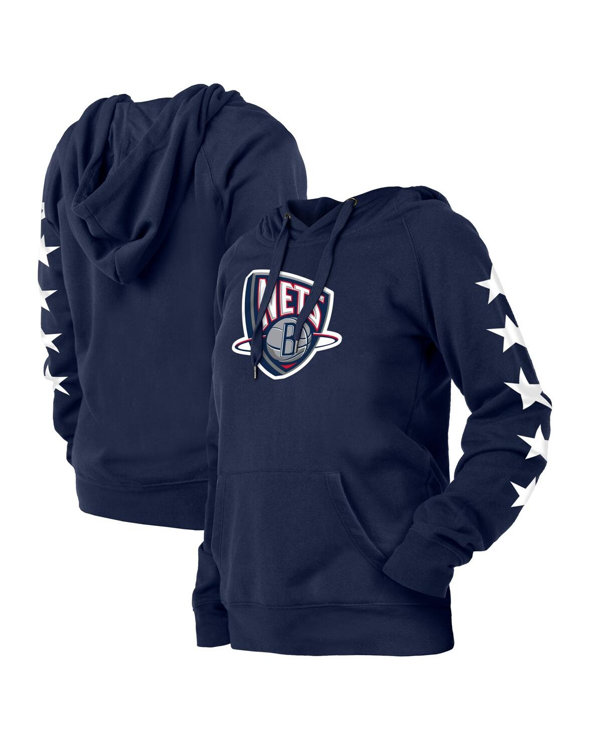 Women'sBrooklyn Nets 2021/22 City Edition Pullover Hoodie - Navy