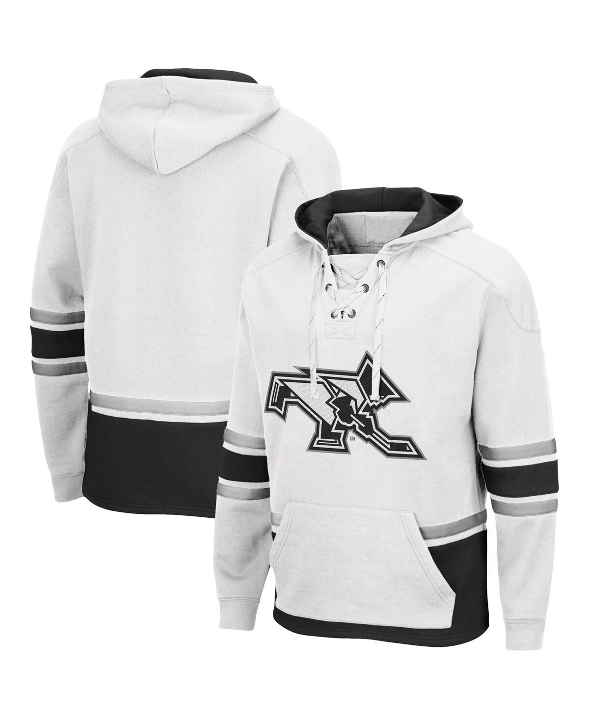Shop Colosseum Men's White Providence Friars Lace Up 3.0 Pullover Hoodie