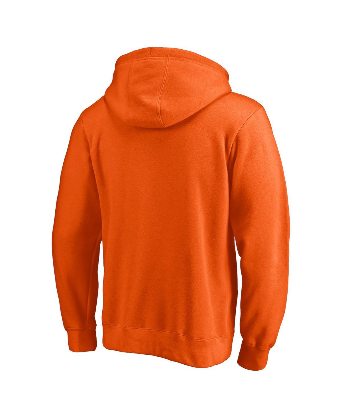 Shop Fanatics Men's Orange Denver Broncos Hometown Collection United In Orange Logo Pullover Hoodie