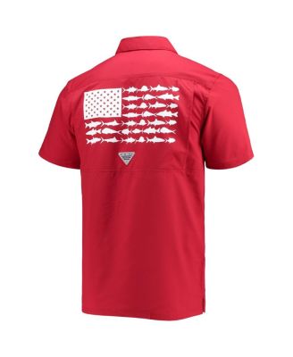 Men's Crimson Alabama Crimson Tide Slack Tide Camp Button-Up Shirt