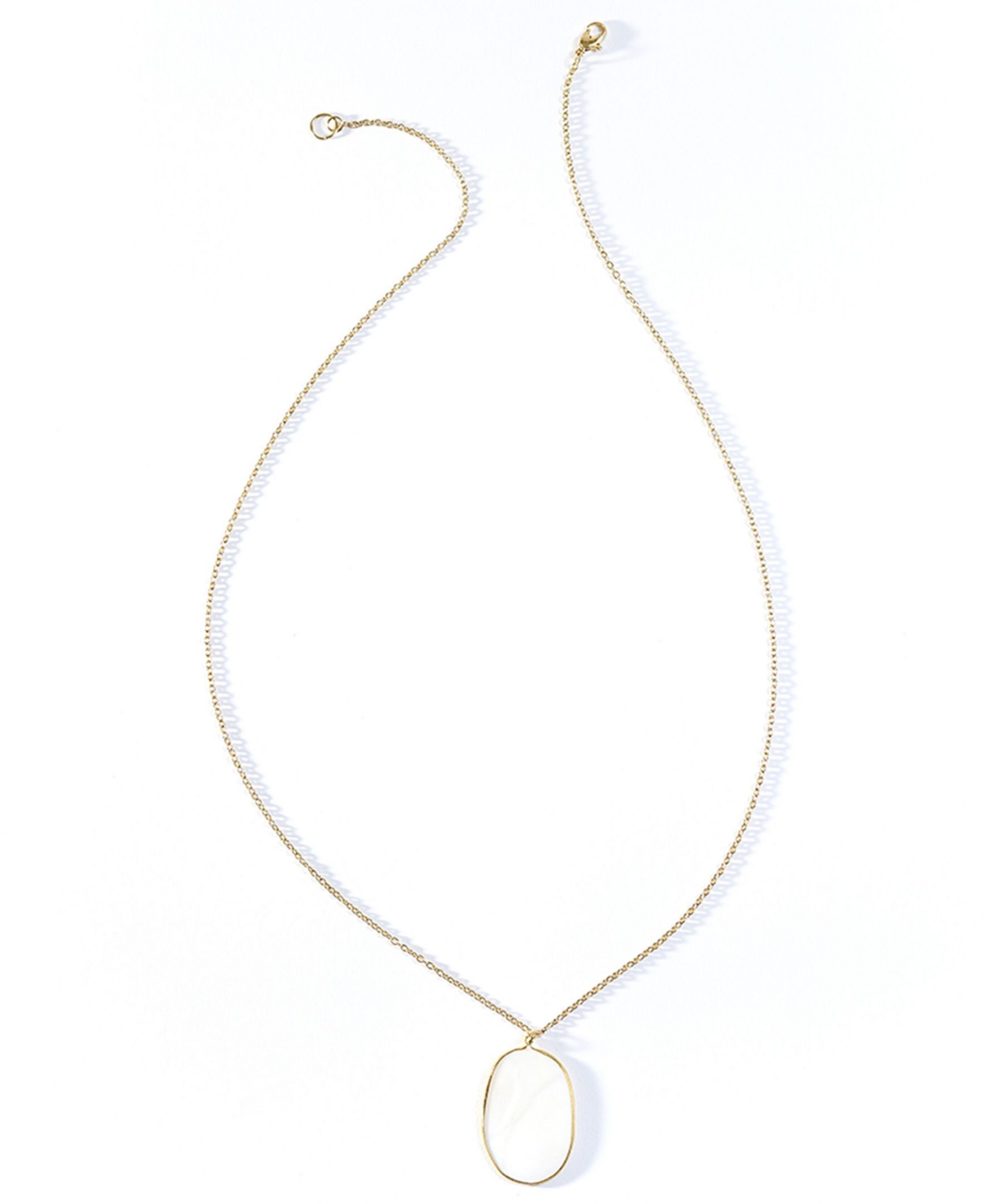 Women's Dhavala Pearl Pendant Necklace - White