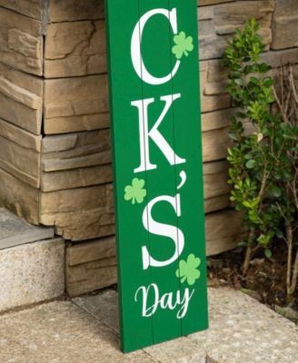 60" Wooden St. Patrick's Porch Sign