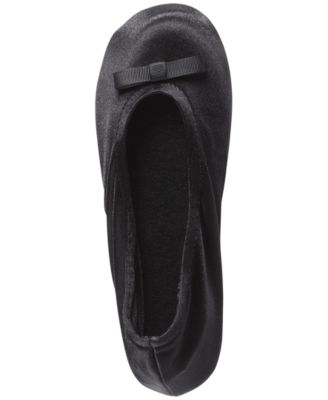 Isotoner Signature Isotoner Satin Ballerina Slippers