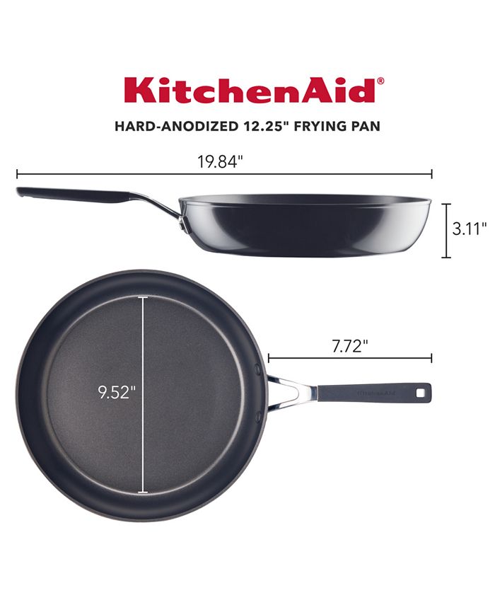 KitchenAid Hard Anodized 12.25" Nonstick Frying Pan Macy's