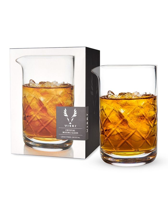 Viski Professional Lead Free Crystal Mixing Glass & Reviews Bar
