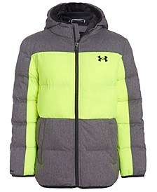 Little Boys Pronto Hooded Color-block Puffer Jacket