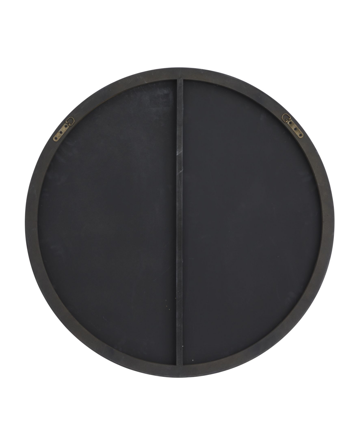 Wood Contemporary Wall Mirror - Gold-Tone 36 x 36