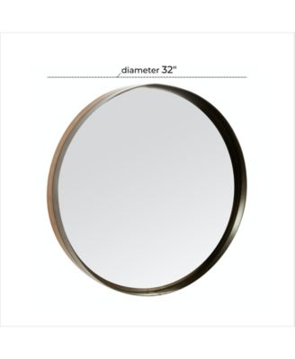Metal Modern Wall Mirror, 32" x 32"