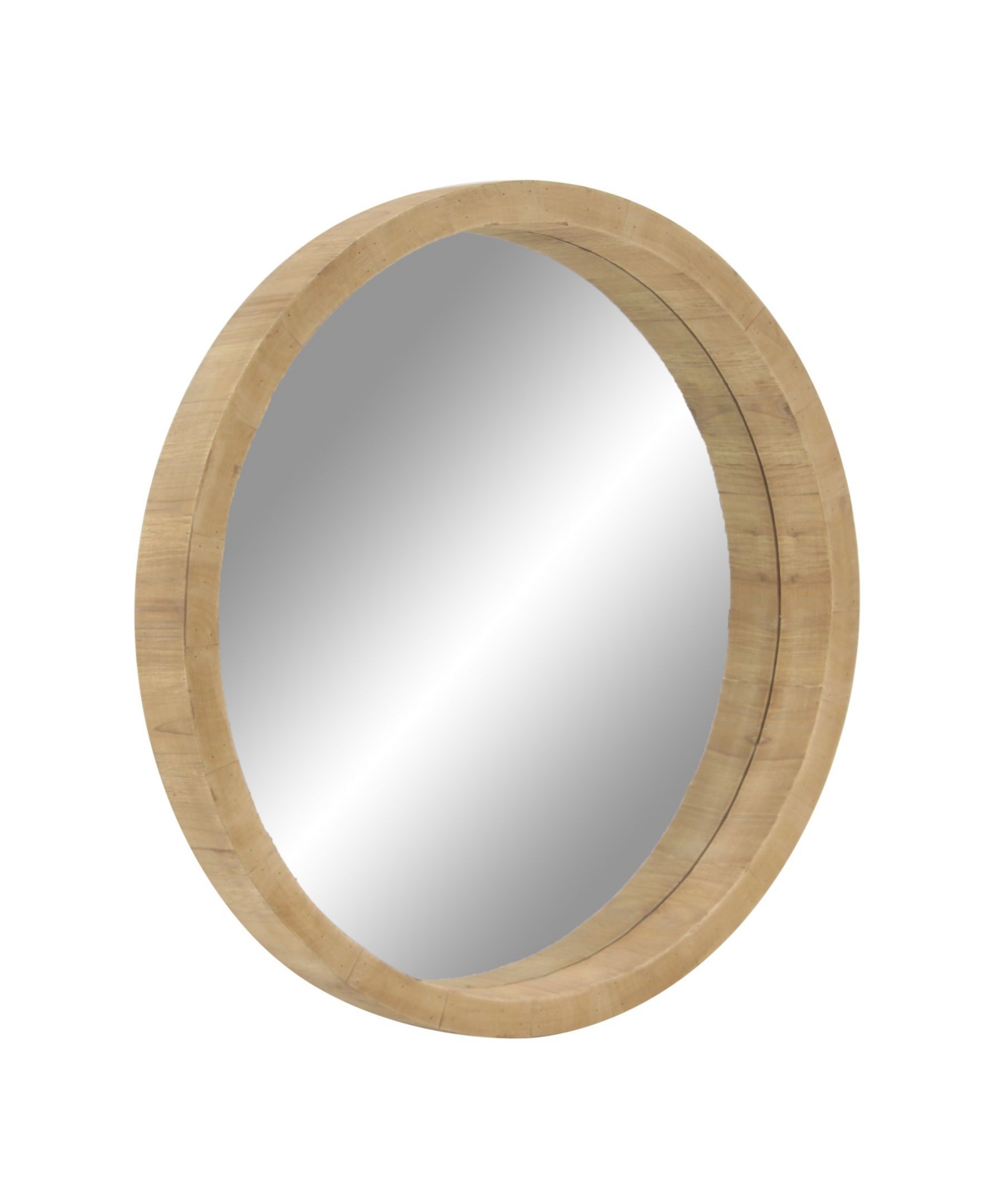 Rosemary Lane Natural Wood Wall Mirror - Natural