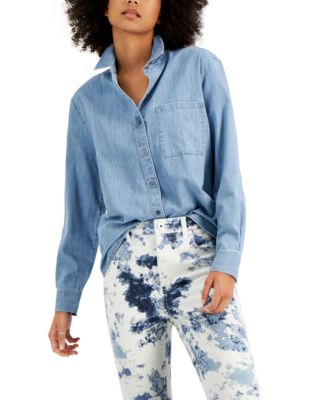 Button-Up Shirts and Tops - Macy's