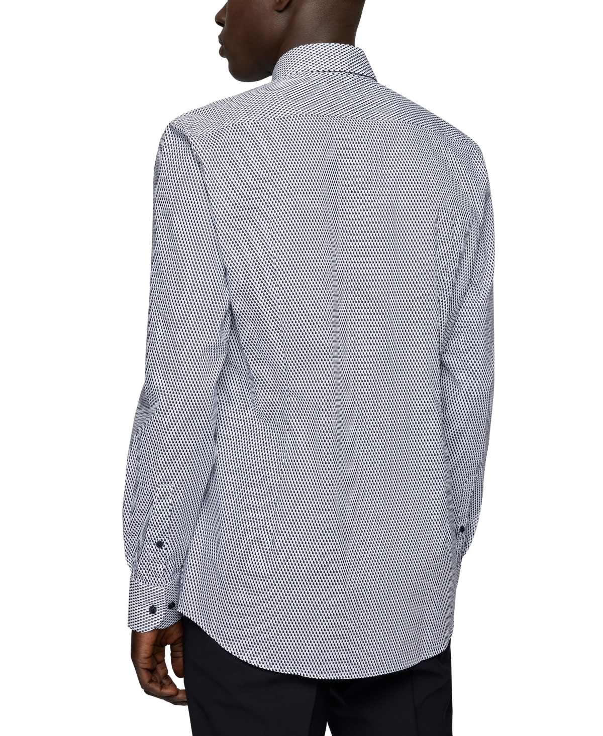 Boss by Hugo Boss Men's Slim-Fit Geometric-Print Shirt