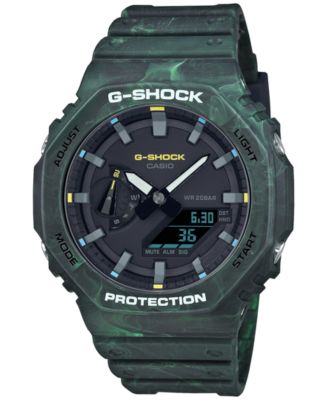 G-Shock - Men's Analog Digital Green Resin Strap Watch 45mm