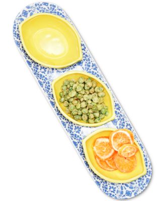 Martha Stewart Collection - Hello Sunshine 4-Pc. Figural Lemon Server