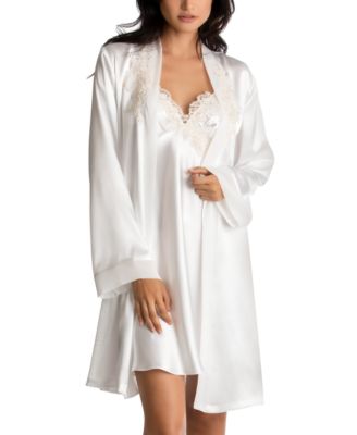 Sonya Embellished Satin Bridal Wrap Robe