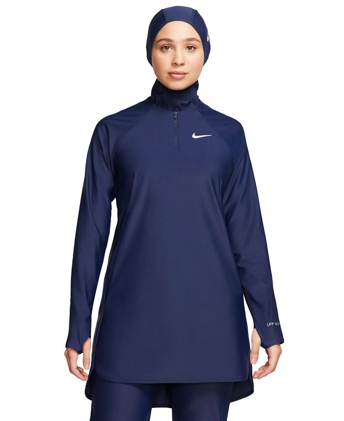 Nike Essential Long-Sleeve Swim Tunic - Macy's