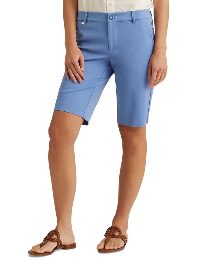 Lauren Ralph Lauren Bi-Stretch Twill Shorts - Macy's