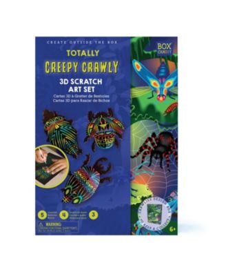 Box CanDIY Totally Creepy Crawly 3D Scratch Art Set
